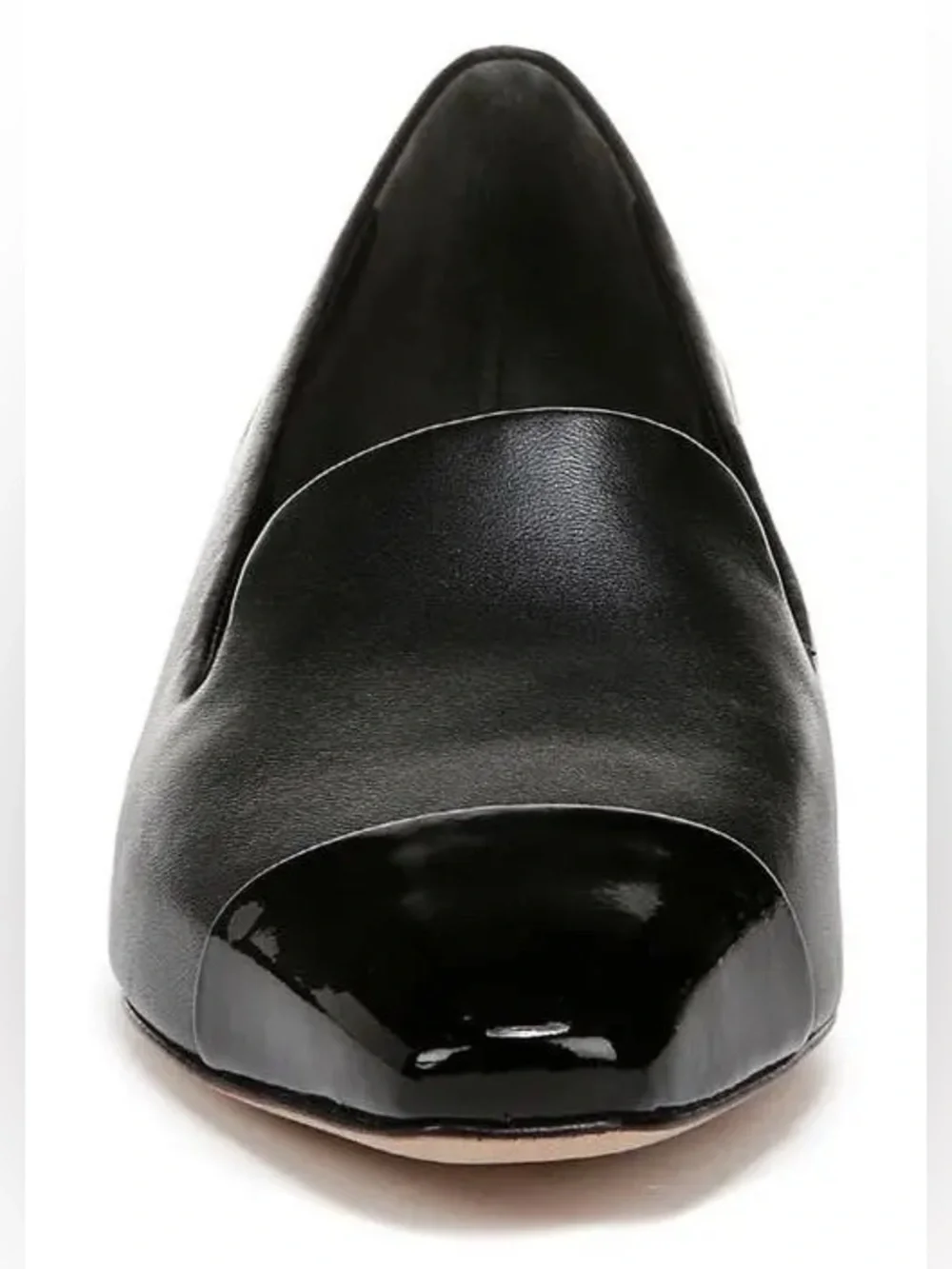 New Veronica Beard Cecile Cap Toe Loafer Black Leather Sz 9.5